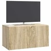 TV staliukas Sieninė TV spintelė Sonoma ąžuolas 59,5 x 31 x 30 cm