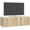 TV staliukas Sieninė TV spintelė Sonoma ąžuolas 98 x 41 x 30 cm