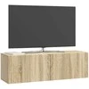 TV staliukas Sieninė TV spintelė Sonoma ąžuolas 98 x 31 x 30 cm