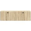 TV staliukas Sieninė TV spintelė 98 x 31 x 30 cm Sonoma ąžuolas