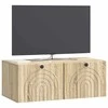 TV staliukas Sieninė TV spintelė Sonoma ąžuolas 78,5 x 41 x 30 cm
