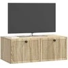 TV staliukas Sieninė TV spintelė Sonoma ąžuolas 78,5 x 41 x 30 cm