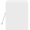 TV staliukas Sieninė TV spintelė su LED lemputėmis, balta, 80x31x35cm