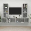 TV staliukas | Sieninis televizoriaus stovas | 4 pcs 37 x 37 x 107.5 cm