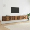TV staliukas Sieninio televizoriaus kabineto komplektas 3 pcs