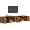 TV staliukas Sieninio televizoriaus kabineto komplektas 2 pcs