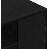 TV staliukas Televizoriaus spintelė Juodas ąžuolas 100 x 30 x 26,5 cm