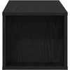 TV staliukas Televizoriaus spintelė Juodas ąžuolas 100 x 30 x 26,5 cm