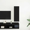 TV staliukas Sieninis televizoriaus stovas Juodas ąžuolas 30,5 x 30 x 90 cm