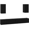 TV staliukas Sieninis televizoriaus stovas 3 pcs 100 x 30 x 30 cm