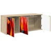 TV staliukas Sieninis televizoriaus stovas HEESCH 102 x 33 x 40 cm