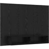 TV staliukas TV spintelių komplektas Juodas ąžuolas 120 x 23,5 x 90 cm