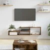 TV staliukas Sieninistelevizoriausstovas 120x25x28,5cm Apdirbta mediena