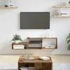 TV staliukas Sieninistelevizoriausstovas 120x25x28,5cm Apdirbta mediena