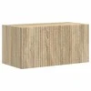 TV staliukas TV sieninio kabineto komplektas 4 pcs Sonoma ąžuolas