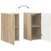 TV staliukas TV sieninio kabineto komplektas 4 pcs Sonoma ąžuolas