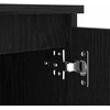 TV staliukas Televizoriaus spintelė Juodas ąžuolas 140 x 38,5 x 36 cm