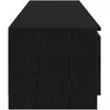 TV staliukas Televizoriaus spintelė Juodas ąžuolas 140 x 38,5 x 36 cm