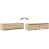 TV staliukas Televizoriaus spintelė 100 x 31 x 25,5 cm Sonoma ąžuolas