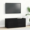 TV staliukas Televizoriaus spintelė Juodas ąžuolas 80 x 34 x 36 cm