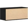 TV staliukas Televizoriaus spintelė Juodas ąžuolas 80 x 34 x 36 cm