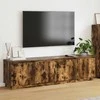 TV staliukas Televizoriaus spintelė Rūkyta ąžuolas 180 x 38 x 49 cm