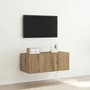 TV staliukas TV sieninė spintelė su LED Amatininkų ąžuolas 80 x 35 x 31 cm
