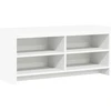 TV staliukas Televizoriaus spintelė 100 x 33 x 47 cm Balta Apdirbta mediena