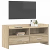 TV staliukas Televizoriaus spintelė 100 x 33 x 47 cm Sonoma ąžuolas