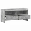 TV staliukas Televizoriaus spintelė 100 x 33 x 47 cm Betono pilka
