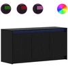 TV staliukas Televizoriaus spintelė 100 x 34 x 50 cm Juodojo ąžuolo