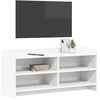 TV staliukas Televizoriaus spintelė 100 x 33 x 47 cm Balta Apdirbta mediena