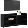 TV staliukas Televizoriaus spintelė 100 x 33 x 47 cm Juodojo ąžuolo