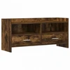 TV staliukas Televizoriaus spintelė 100 x 33 x 47 cm Dūminio ąžuolo