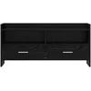 TV staliukas Televizoriaus spintelė 100 x 33 x 47 cm Juodojo ąžuolo