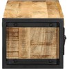 TV staliukas televizoriaus spintelė 100x30x25 cm Masyvus Rough Wood Mango