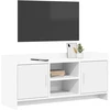 TV staliukas Televizoriaus spintelė 102 x 33 x 47 cm Balta Apdirbta mediena