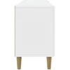 TV staliukas Televizoriaus spintelė 102 x 34,5 x 50 cm Balta