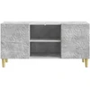TV staliukas Televizoriaus spintelė 102 x 34,5 x 50 cm Betono pilka