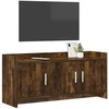 TV staliukas Televizoriaus spintelė 102 x 33 x 47 cm Dūminio ąžuolo