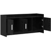 TV staliukas Televizoriaus spintelė 102 x 33 x 47 cm Juodojo ąžuolo