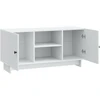 TV staliukas Televizoriaus spintelė 102 x 34,5 x 50 cm Balta