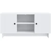 TV staliukas Televizoriaus spintelė 102 x 34,5 x 50 cm Balta