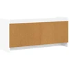 TV staliukas Televizoriaus spintelė 102 x 33 x 47 cm Balta Apdirbta mediena