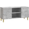 TV staliukas Televizoriaus spintelė 102 x 34,5 x 50 cm Betono pilka