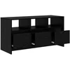 TV staliukas Televizoriaus spintelė 102 x 37,5 x 52,5 cm Juodojo ąžuolo