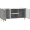 TV staliukas Televizoriaus spintelė 102 x 34,5 x 50 cm Betono pilka