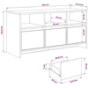 TV staliukas Televizoriaus spintelė 102 x 37,5 x 52,5 cm Juodojo ąžuolo