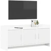 TV staliukas Televizoriaus spintelė 102 x 33 x 47 cm Balta Apdirbta mediena