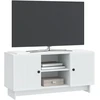 TV staliukas Televizoriaus spintelė 102 x 34,5 x 50 cm Balta